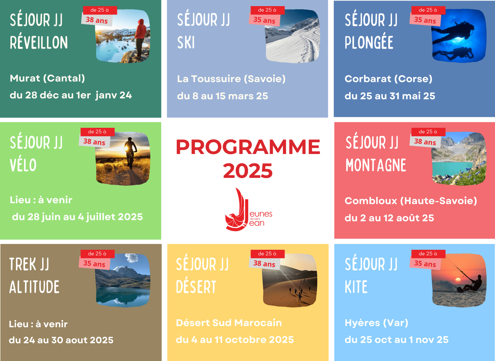 Programme Jeunes de Saint Jean 2025